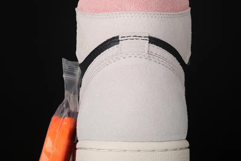 All categories Air Jordan Jordan series basketball shoes Air Jordan 1 High X version Air Jordan 1 "Neutral Grey" AJ1 Joe 1 gray pink suede/dirty pink 555088-018